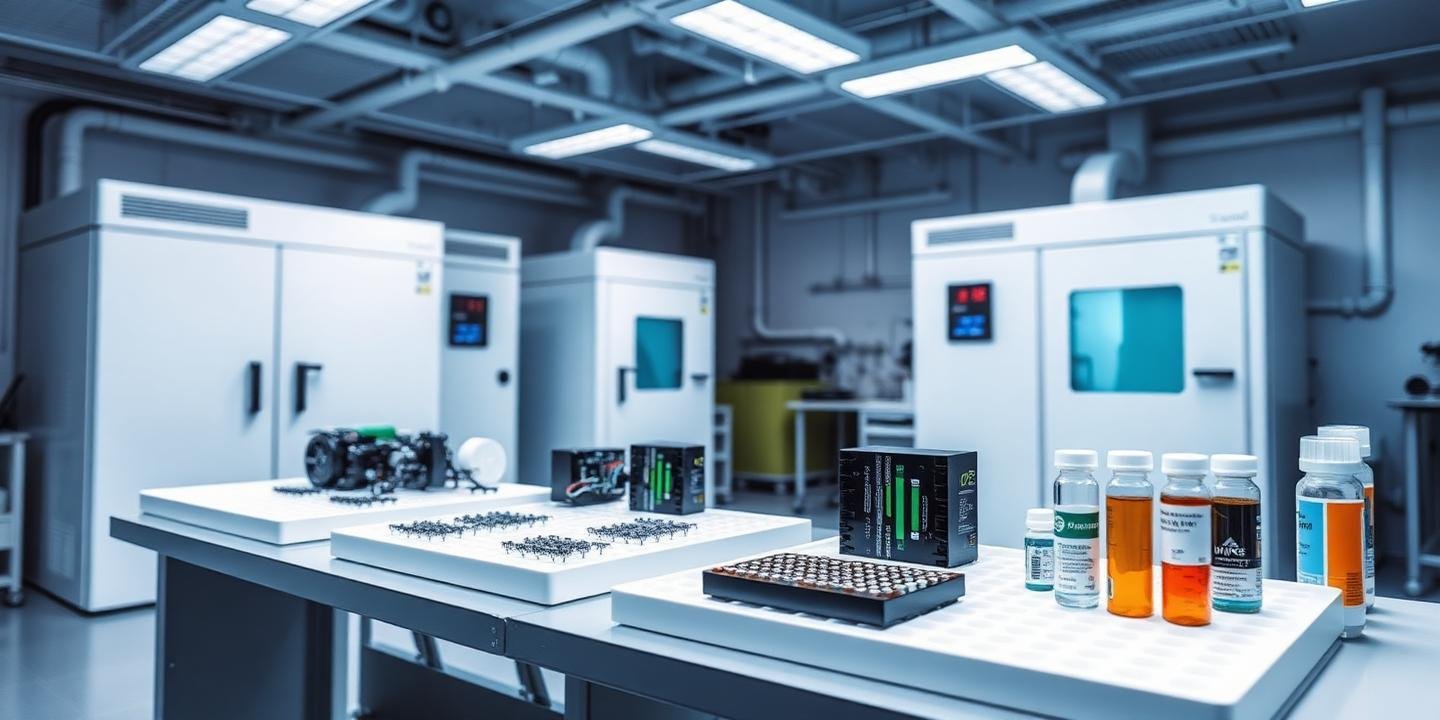 Environmental test chamber support for automotive, electronics, battery and pharmaceutical industries